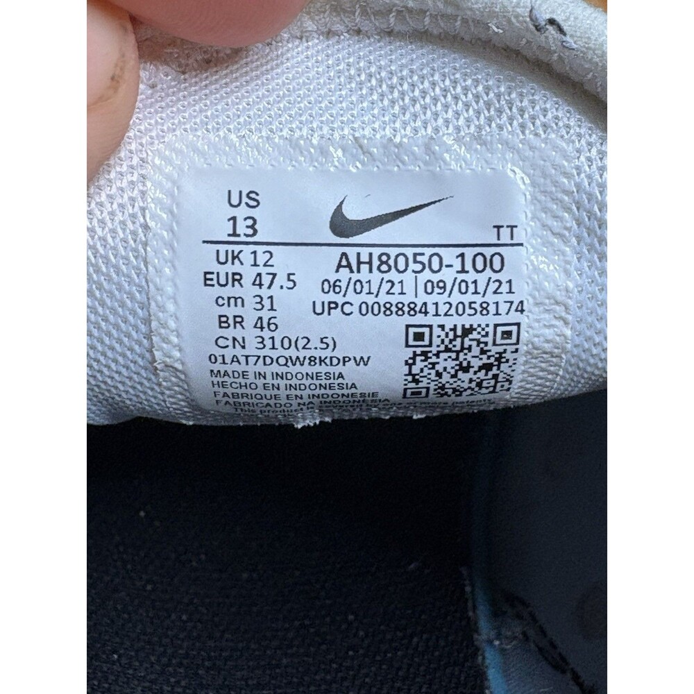 Nike Men's Air Max 270 AH8050-100 Running White Black Shoes Sneakers Size 13 - Picture 8 of 8